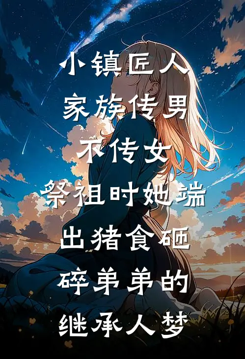小镇匠人家族传男不传女，祭祖时她端出猪食砸碎弟弟的继承人梦