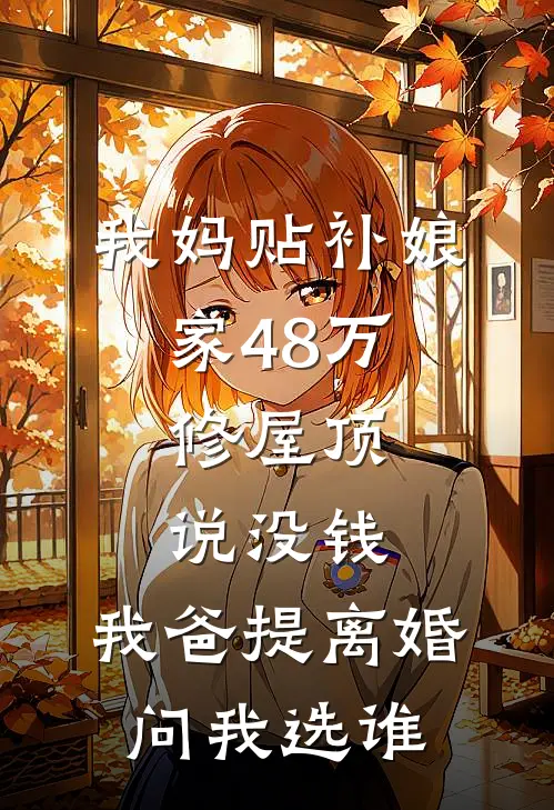 我妈贴补娘家48万，修屋顶说没钱，我爸提离婚问我选谁