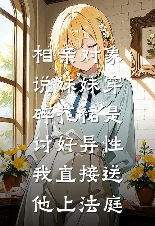 相亲对象说妹妹穿碎花裙是讨好异性，我直接送他上法庭