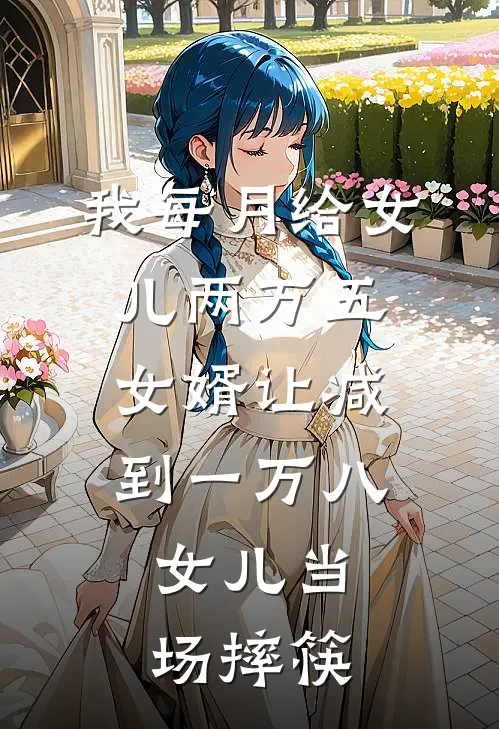我每月给女儿两万五，女婿让减到一万八，女儿当场摔筷
