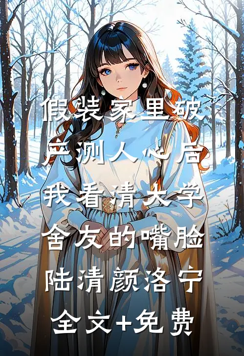 假装家里破产测人心后，我看清大学舍友的嘴脸陆清颜洛宁全文+免费