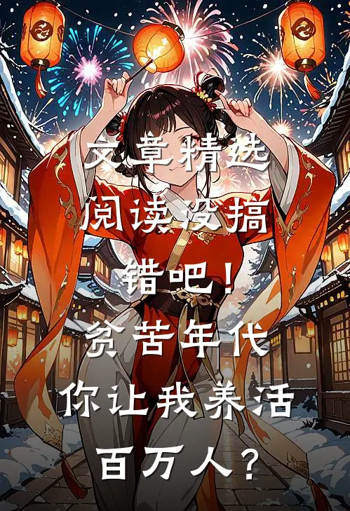 文章精选阅读没搞错吧！贫苦年代，你让我养活百万人？