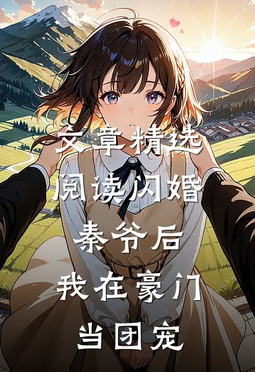 文章精选阅读闪婚秦爷后，我在豪门当团宠