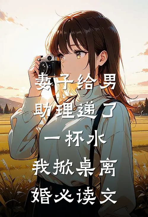 妻子给男助理递了一杯水，我掀桌离婚必读文